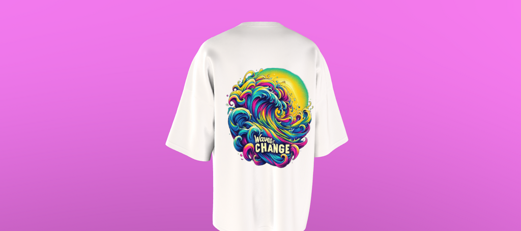 Waves of Change Tee Shirt (Line 1)