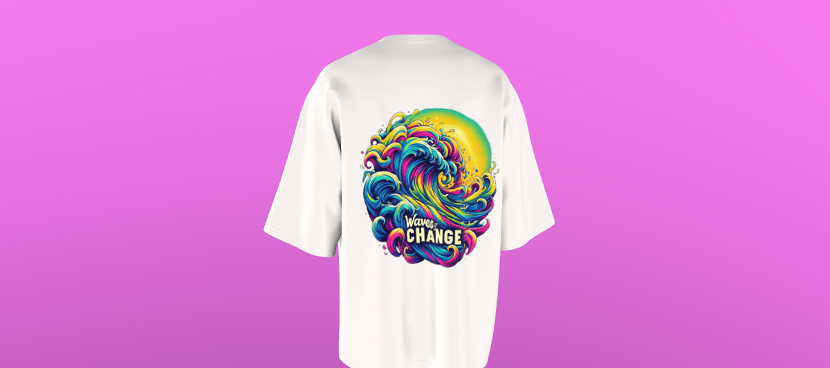 Waves of Change Tee Shirt (Line 1)