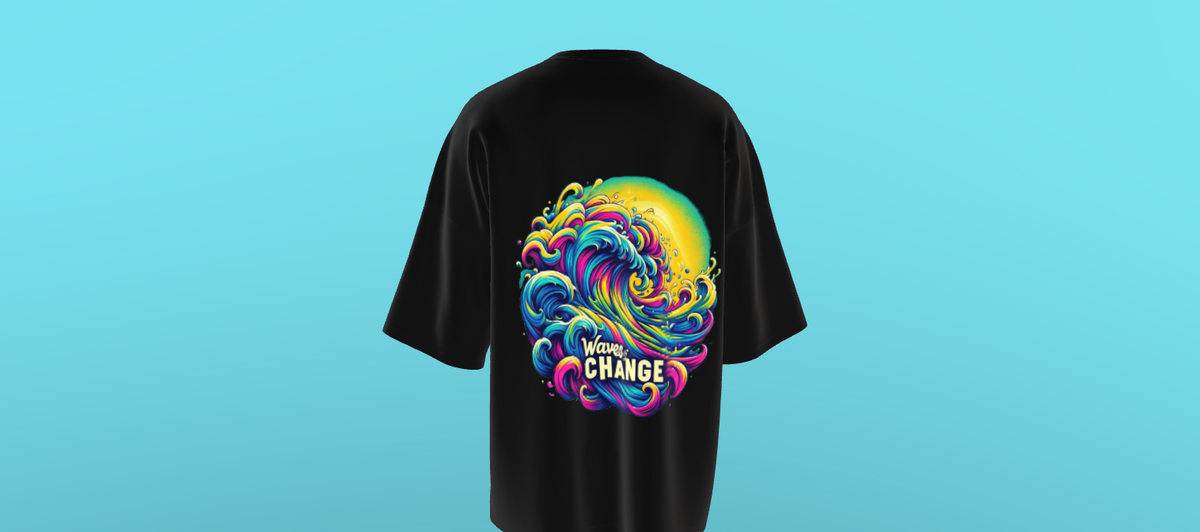 Waves of Change Tee Shirt (Line 1)