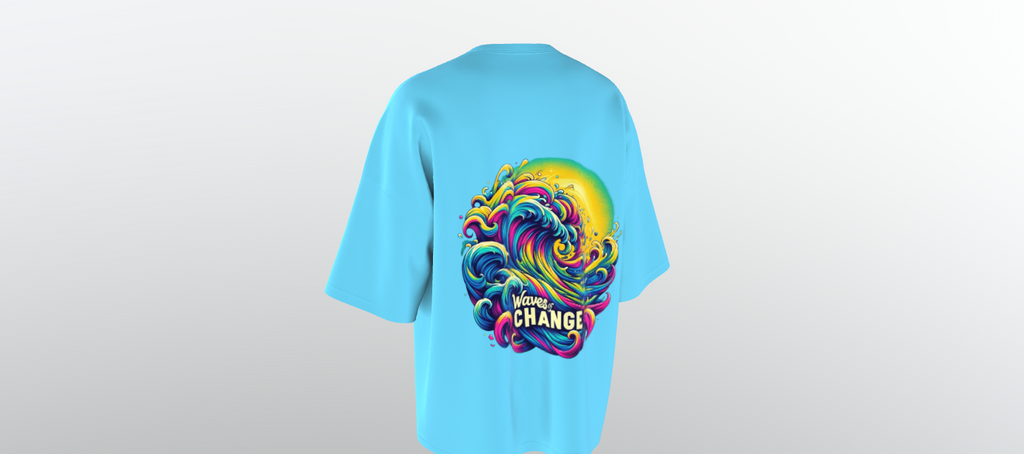 Waves of Change Tee Shirt (Line 1)