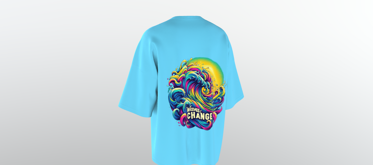Waves of Change Tee Shirt (Line 1)