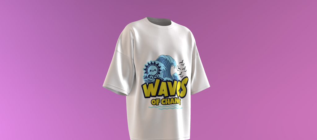 Waves of Change Tee Shirt (Line 2)